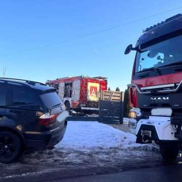 Pożar domu w Radziechowicach Drugich