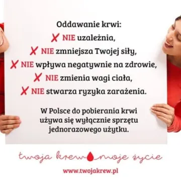 Walentynkowa zbiórka krwi w szpitalu w Radomsku
