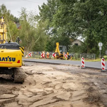 Rozpoczęła się przebudowa drogi w Ciężkowicach