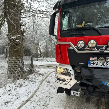[WIDEO] Pożar garażu w miejscowości Frachowiec