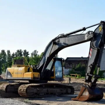 Prace przy budowie ronda na ul. Brzeźnickiej