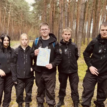 Manewry klas mundurowych ZSP 1 w Radomsku