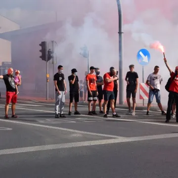 Kibice RKS Radomsko uczcili rocznicę wybuchu Powstania Warszawskiego