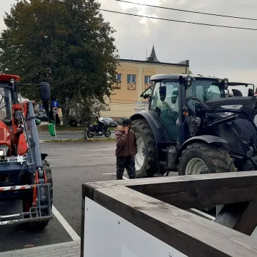 Protest rolników w Przedborzu