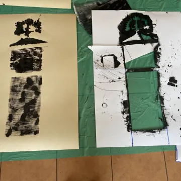 Radomszczańskie pejzaże oczami dzieci. Warsztaty prof. Wiatra w Muzeum w Radomsku