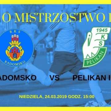 Przed meczem RKS Radomsko – Pelikan II Łowicz