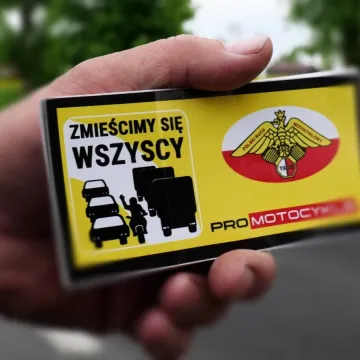 „Zmieścimy się wszyscy”. Wspólna akcja policji i motocyklistów w Kietlinie