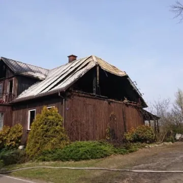 W Krępie spłonęła drewniana plebania