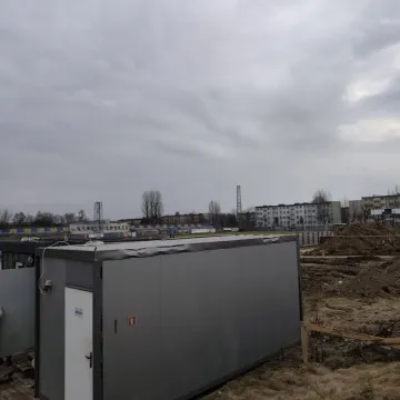 Na stadionie przy Brzeźnickiej buduje się nowa trybuna dla kibiców