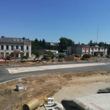 Budowa ronda na finiszu