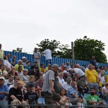 Kibice na meczu RKS Radomsko – Warta Sieradz