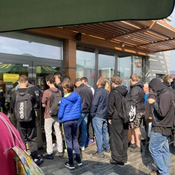 Tłumy na otwarciu McDonald’s w Radomsku