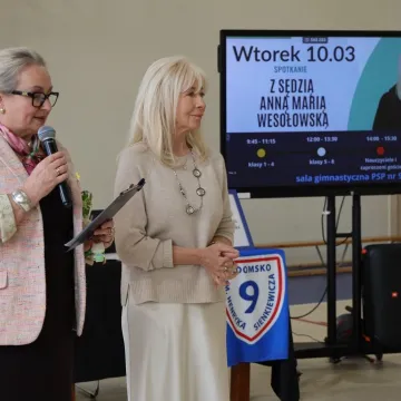 Wyjątkowe spotkanie w „Dziewiątce”. Gościem była sędzia Anna Maria Wesołowska