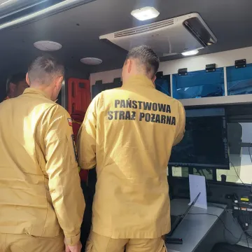 Strażacy ze Strzałkowa szkolili się z obsługi dronów