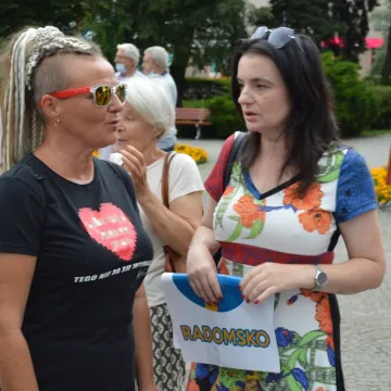 W obronie niezależnych mediów. Protest w Radomsku