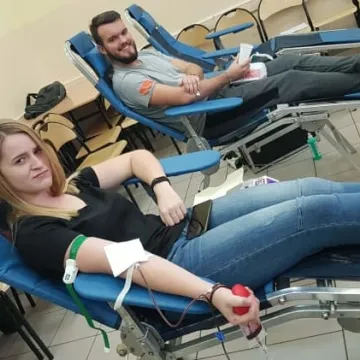 Oddali krew dla Janusza Kamińskiego