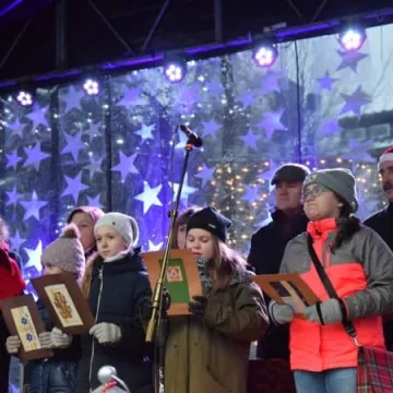 Miejska Wigilia na placu 3 Maja w Radomsku