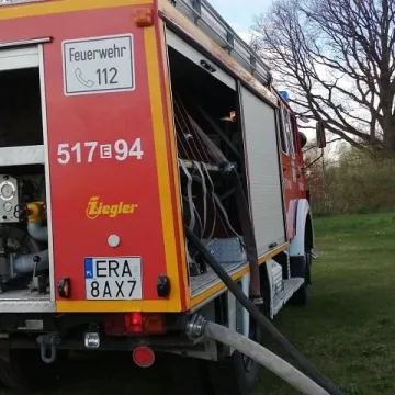 W Ciężkowicach spłonął budynek gospodarczy