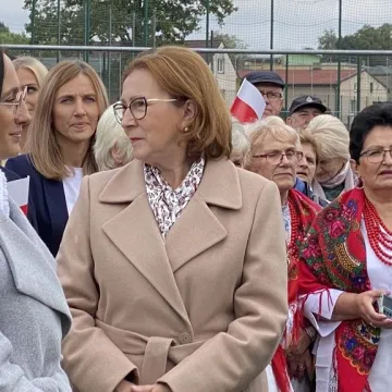 Marszałek Sejmu - Elżbieta Witek z wizytą w Strzałkowie