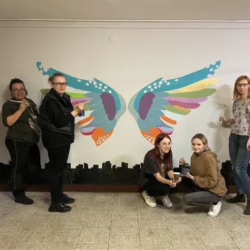 Nowy mural w „Elektryku”. To nie tylko sztuka, ale i edukacja...