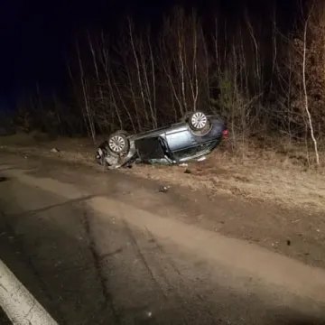 Dachowanie samochodu na DK1