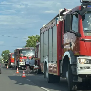 Spaliła się stodoła w Jedlnie Drugim