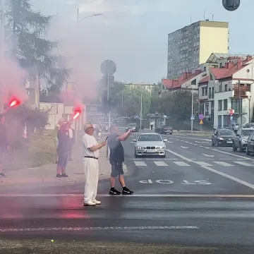 Kibice RKS Radomsko upamiętnili powstańców warszawskich