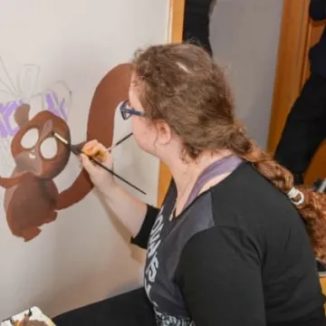 Pomalowali oddział dziecięcy