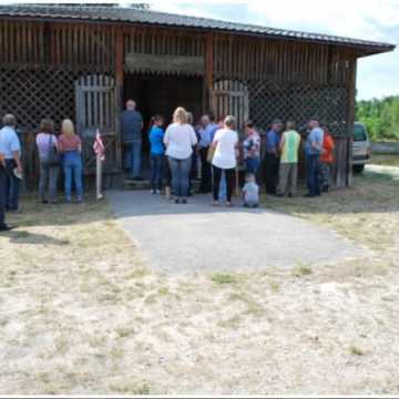 Uroczyste otwarcie zbiornika wodnego w Kozim Polu