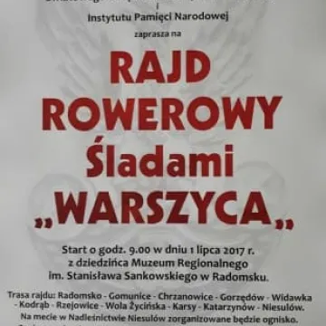 Pojadą śladami Warszyca