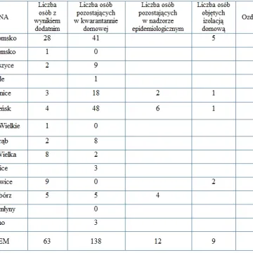 Koronawirus: brak nowych przypadków w pow. radomszczańskim. Kolejne osoby w kwarantannie