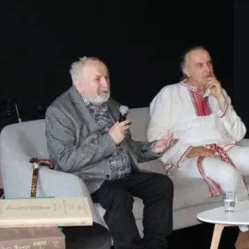 Spotkanie z Jerzym Przybyłem na finisażu wystawy „Rok Słowiański”