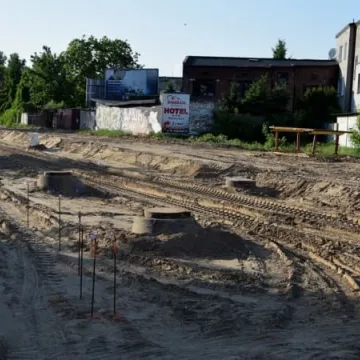 Prace przy budowie ronda na ul. Brzeźnickiej