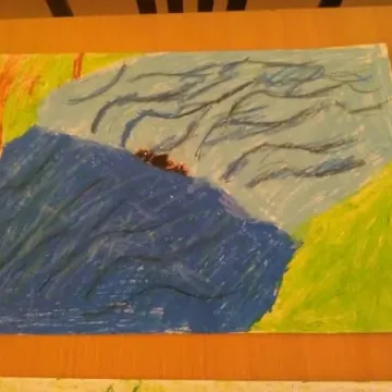 Plener malarski młodych artystów z Przedborza