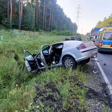 Wypadek w Gałkowicach Nowych. Trzy osoby poszkodowane