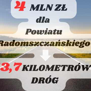 4 miliony złotych na remonty powiatowych dróg z budżetu państwa