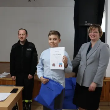 Uczniowie z gminy Gidle rywalizowali w Turnieju Wiedzy Pożarniczej