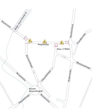  Uwaga! Ulica Reymonta zamknięta od 17 maja