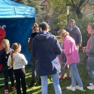 Kolory i bańki mydlane w centrum Radomska