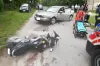 Karczów: nie ustąpiła pierwszeństwa, uderzyła w motocykl