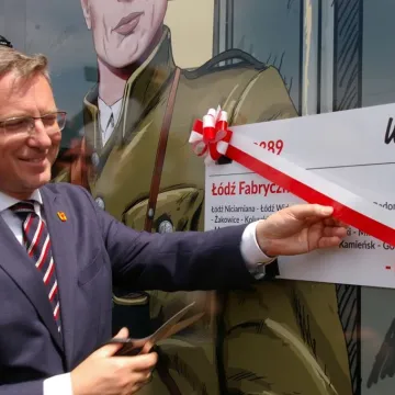 Pociąg „Warszyc” wjechał na peron w Radomsku