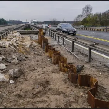 Budowa A1. Postęp prac przy odc. Radomsko - granica województwa 