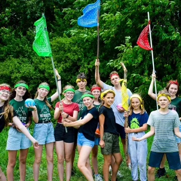 Harcerze z Hufca Radomsko na letnich obozach