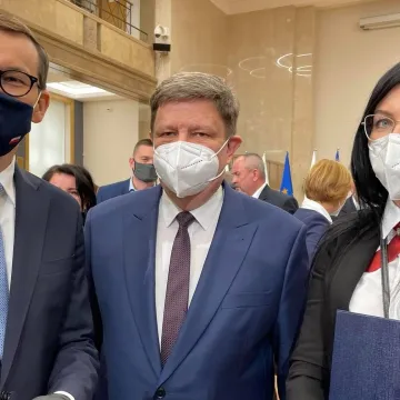 Starosta Beata Pokora odznaczona przez MSWiA