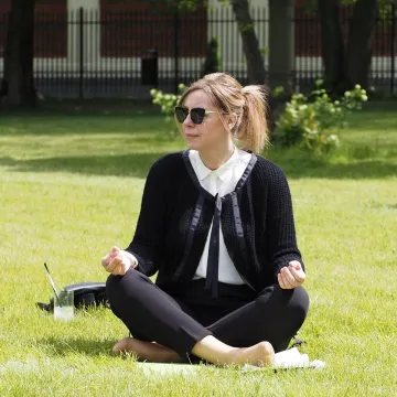 Mamy ćwiczyły jogę