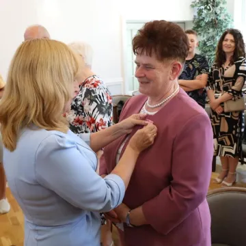 Złoci małżonkowie uhonorowani medalami