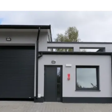 Garaże dla OSP w Dąbrówce gotowe