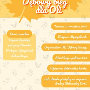 Pobiegną dla Oli