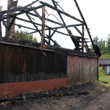 Pożar domu przy ul. Chopina w Radomsku