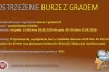 Możliwe burze z gradem